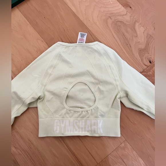 GYMSHARK flex sport long sleeved crop top NWOT - Picture 3 of 8
